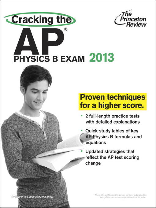 Title details for Cracking the AP Physics B Exam by Princeton Review - Wait list